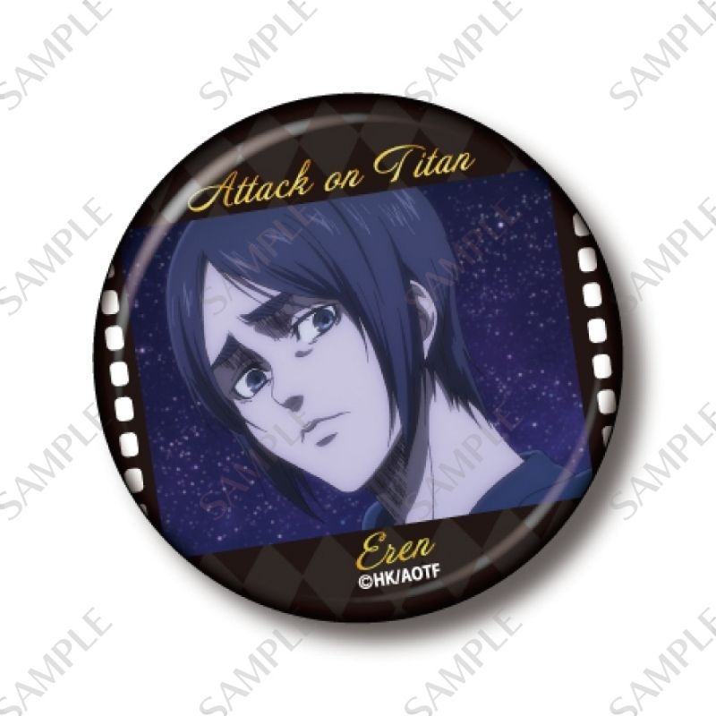 (PO) Attack on Titan Can Badge Eren A Image_1