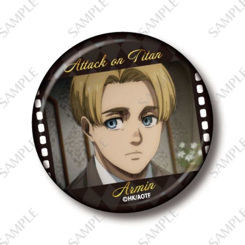 (PO) Attack on Titan Can Badge Armin Image_1