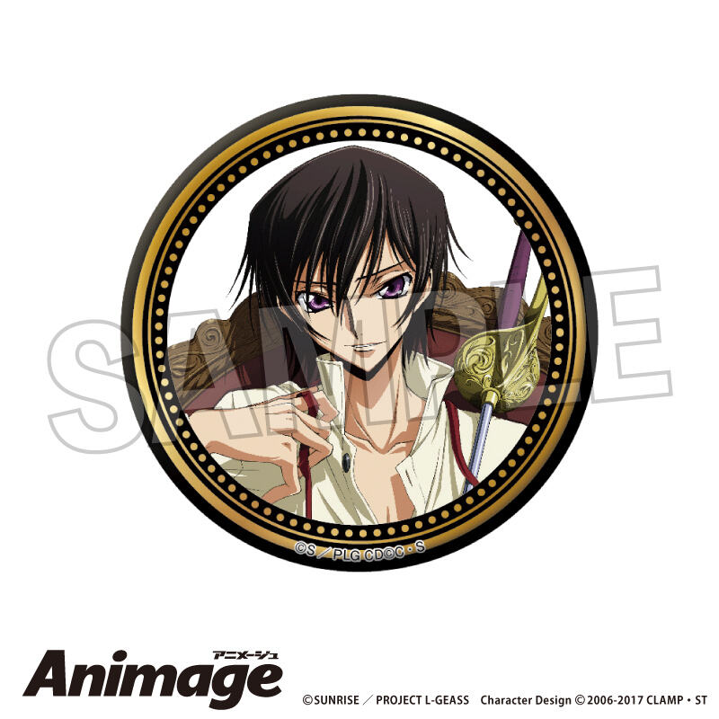 (PO) Code Geass Lelouch of the Rebellion Animage Giragira Can Badge E Image_1