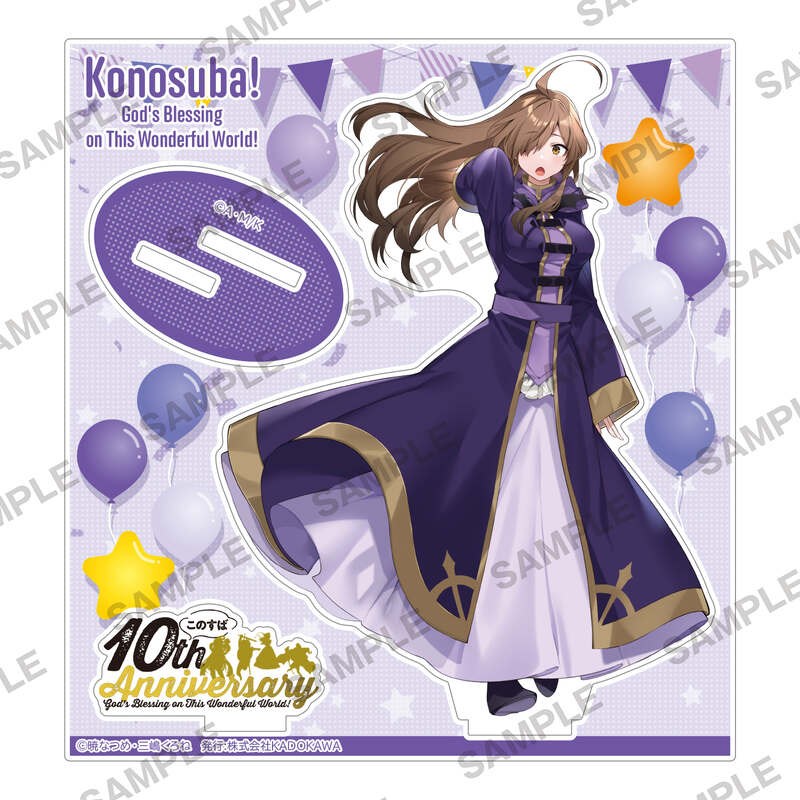 (PO) Kono Subarashii Sekai ni Shukufuku wo! 10th Anniversary Final Fair Acrylic Stand Wiz Image_2