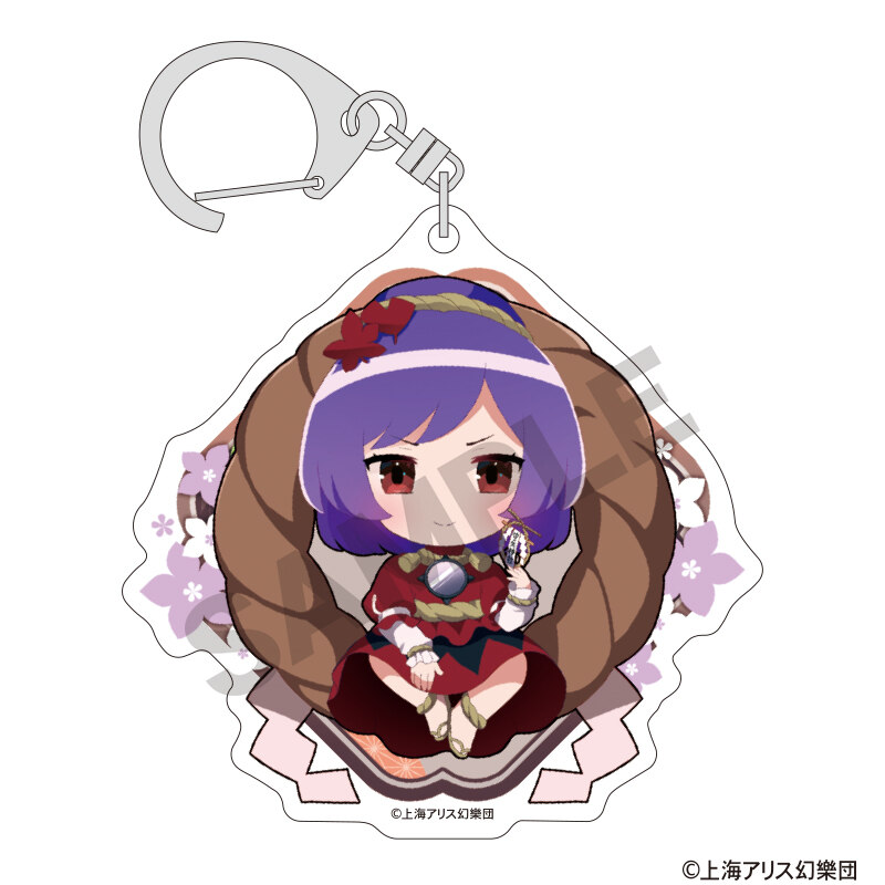 (PO) Touhou Project Acrylic Key Chain Yasaka Kanako Mini Character Nagoshi no Harae Image_1