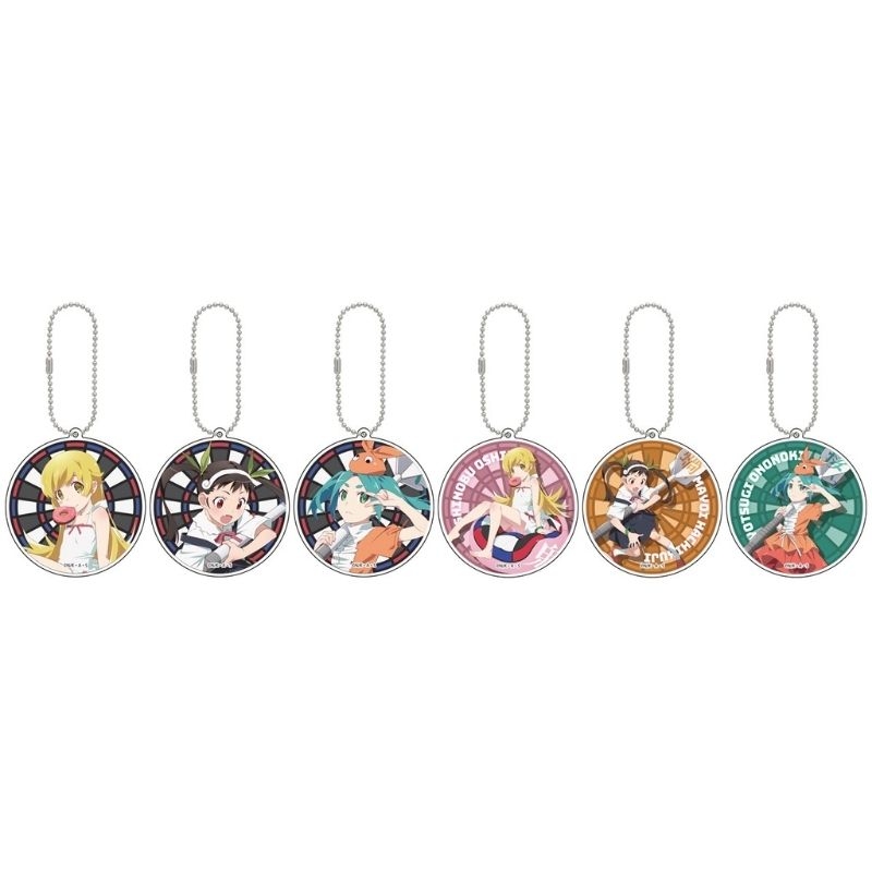 (PO) Monogatari Series x Darts Trading Acrylic Key Chain [BOX] Image_1