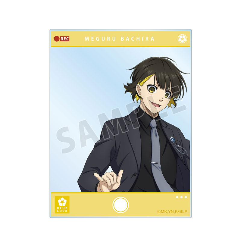 (PO) Blue Lock Original Illustration Bachira Meguru Suit Model Ver. Acrylic Card Image_2