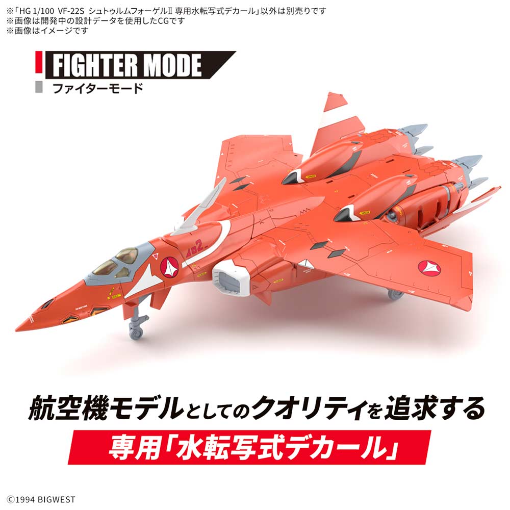 (PO) HG Macross Water Slide Decal for VF-22S Sturmvogel II Image_2
