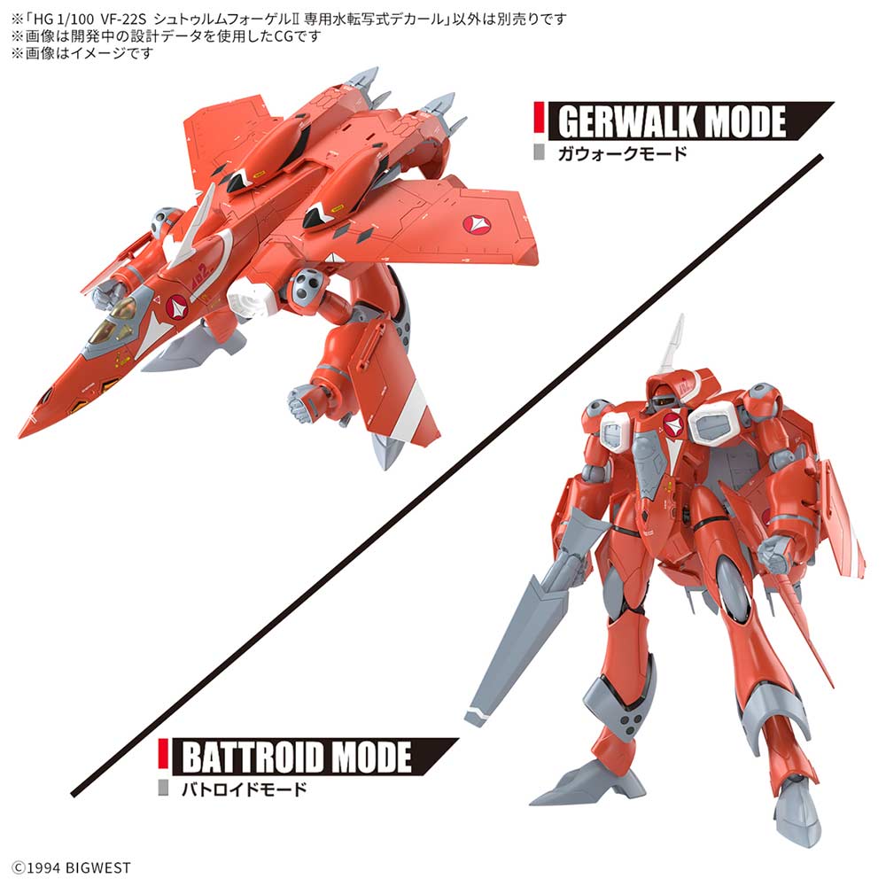(PO) HG Macross Water Slide Decal for VF-22S Sturmvogel II Image_6