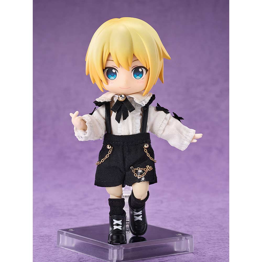 (PO) Nendoroid Doll Outfit Set Suspender Shorts Set (White & Black) Image_2