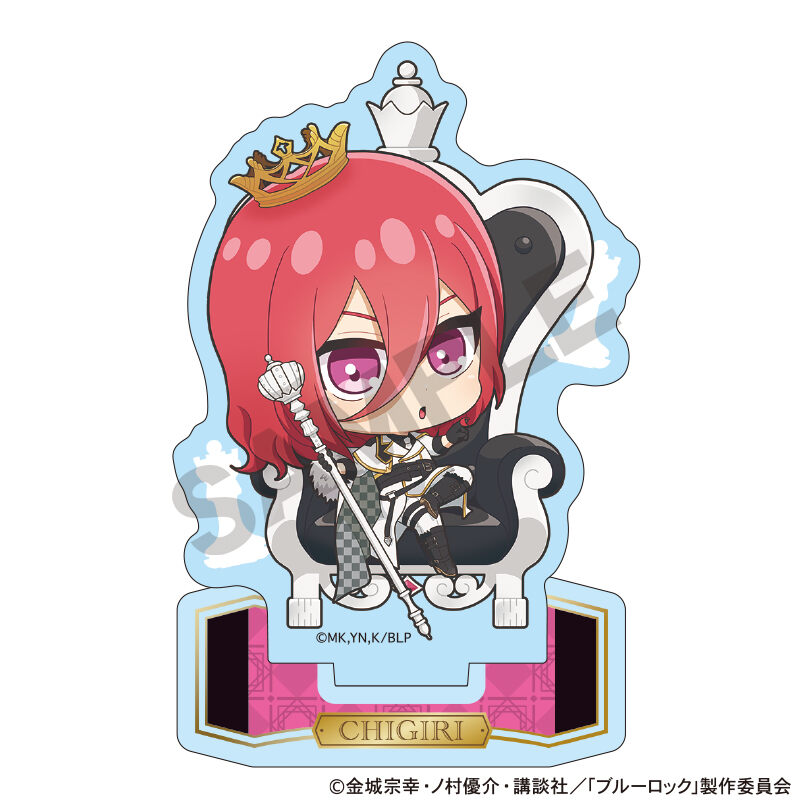 (PO) Blue Lock Acrylic Stand Chigiri Hyoma Mini Character Chess Image_1