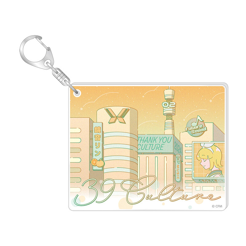 (PO) 39Culture 2024 Art Acrylic Key Chain Kagamine Rin Image_1