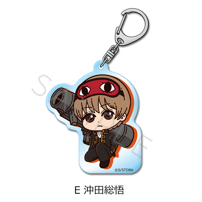 (PO) Gintama Acrylic Key Chain E Okita Sougo Image_1