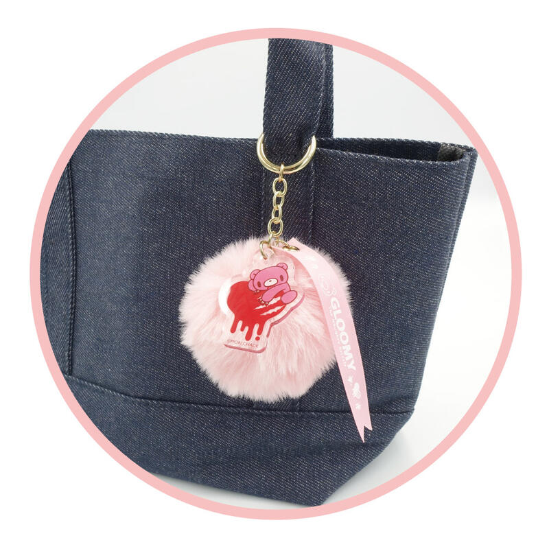 (PO) GLOOMY The Naughty Grizzly Fur Charm Pink 8203-078 Image_4