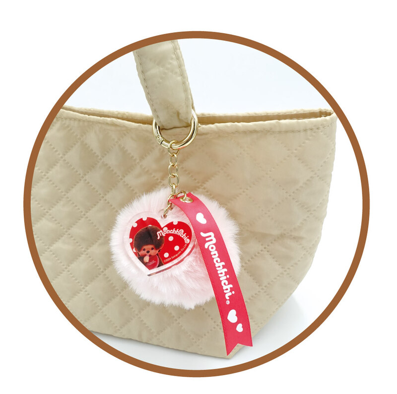 (PO) Monchhichi Fur Charm Pink 8203-076 Image_3