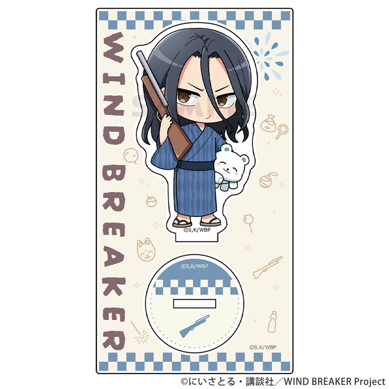 (PO) Wind Breaker Acrylic Stand Sugishita Kyotaro / Yukata Image_1