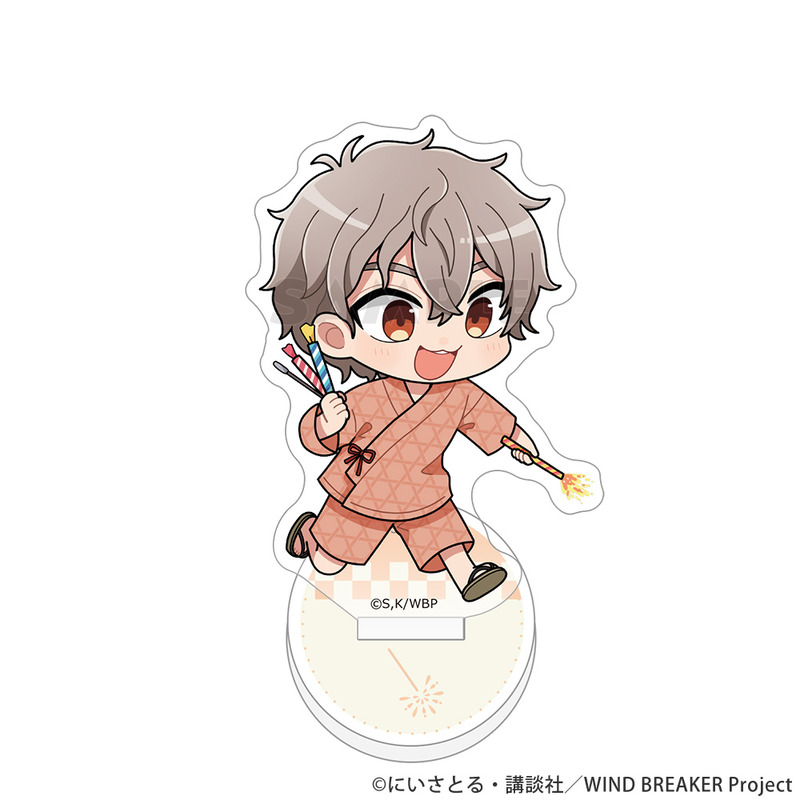 (PO) Wind Breaker Acrylic Stand Tomiyama Choji / Yukata Image_2