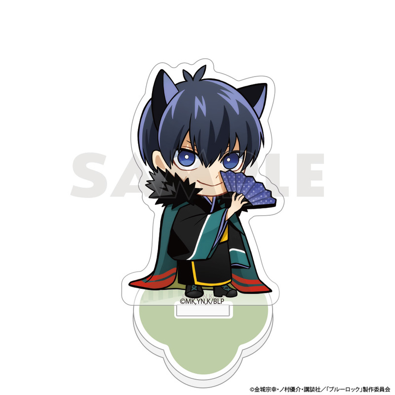 (PO) Blue Lock Acrylic Stand Isagi Yoichi Kimono Kemomimi Image_2