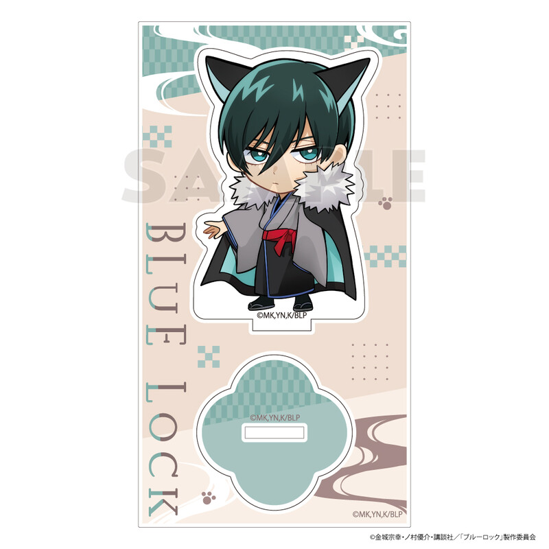 (PO) Blue Lock Acrylic Stand Itoshi Rin Kimono Kemomimi Image_1