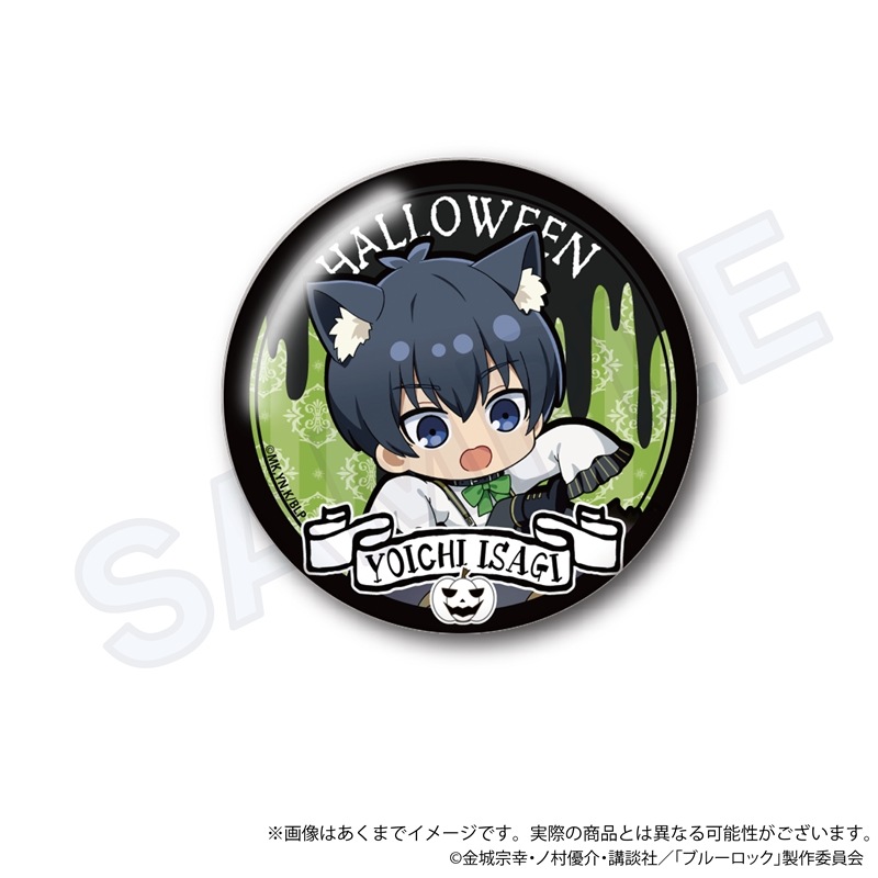(PO) Blue Lock Trading Hologram Can Badge Black Halloween Ver. [BOX] Image_2