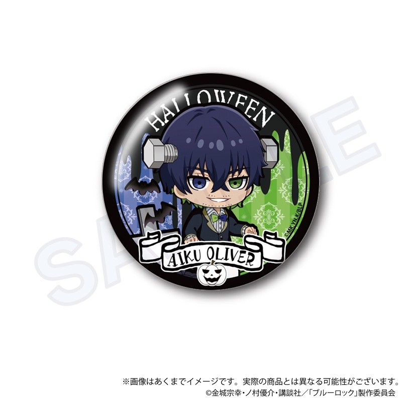 (PO) Blue Lock Trading Hologram Can Badge Black Halloween Ver. [BOX] Image_10