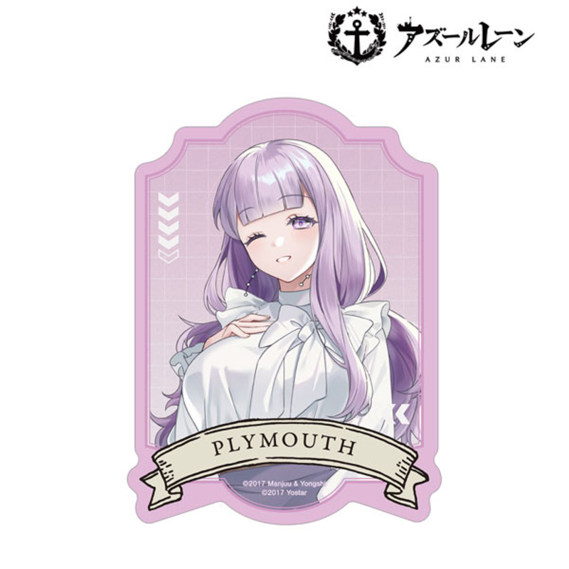 (PO) Azur Lane Original Illustration Plymouth Summer Fashion Ver. Travel Sticker Image_1
