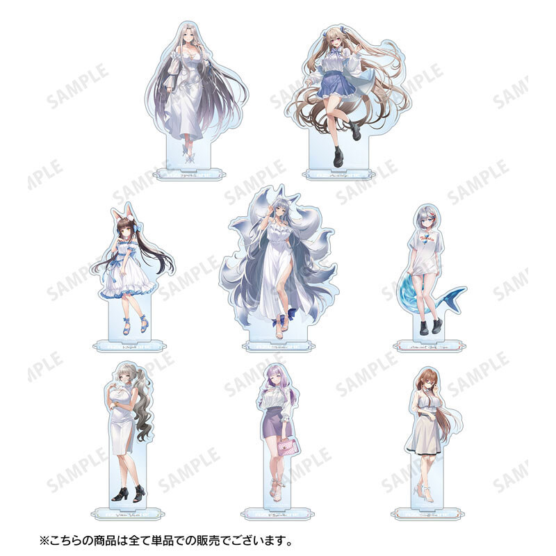 (PO) Azur Lane Original Illustration Plymouth Summer Fashion Ver. Big Acrylic Stand Image_4