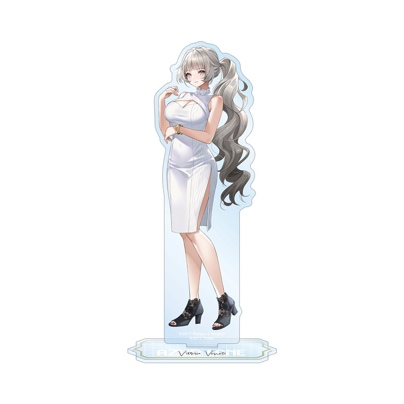 (PO) Azur Lane Original Illustration Vittorio Veneto Summer Fashion Ver. Big Acrylic Stand Image_2