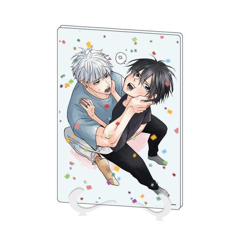 (PO) Acrylic Art Board A5 Size Hijiki Works 03 Kiraide Isasete Hazuki & Naoto (Official Illustration) Image_1