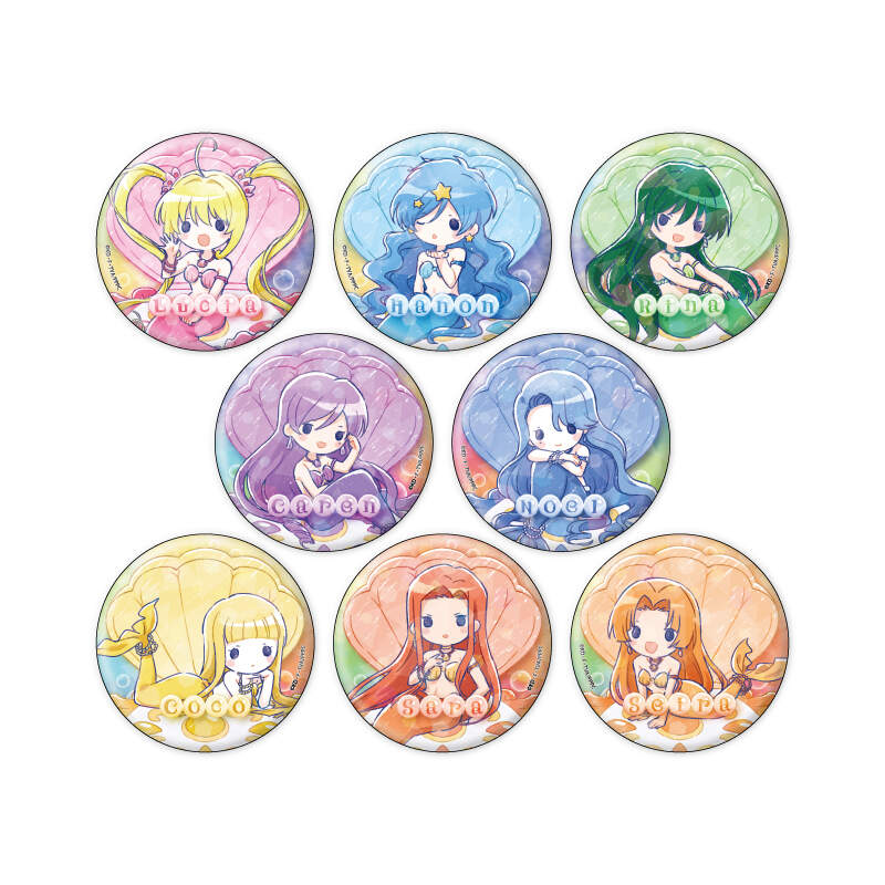 (PO) Hologram Can Badge (65mm) Mermaid Melody Pichi Pichi Pitch 03 Seashell Ver. (Graff Art Illustration) [BOX] Image_1
