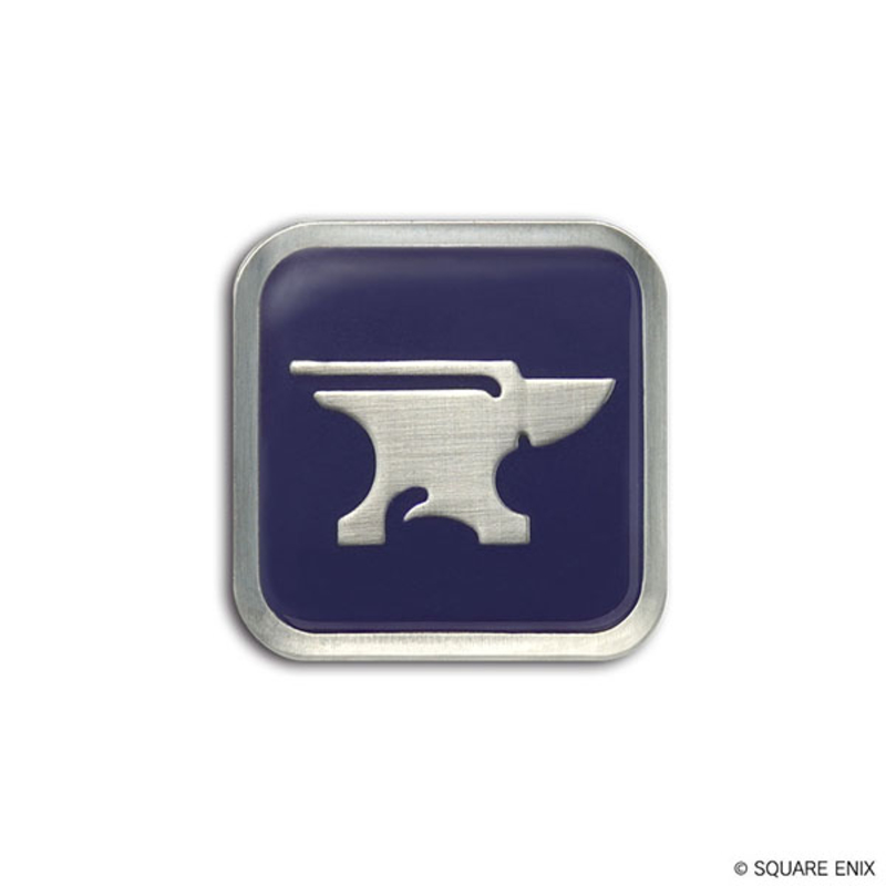 (PO) Final Fantasy XIV Class Icon Pin Badge Blacksmith Image_1