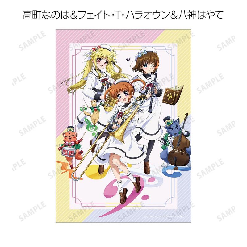 (PO) Magical Girl Lyrical Nanoha Original Illustration Brass Band Ver. Trading Bromide [BOX] Image_13