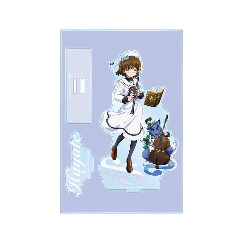 (PO) Magical Girl Lyrical Nanoha Original Illustration Yagami Hayate & Zafira Brass Band Ver. Big Acrylic Stand with Parts Image_1
