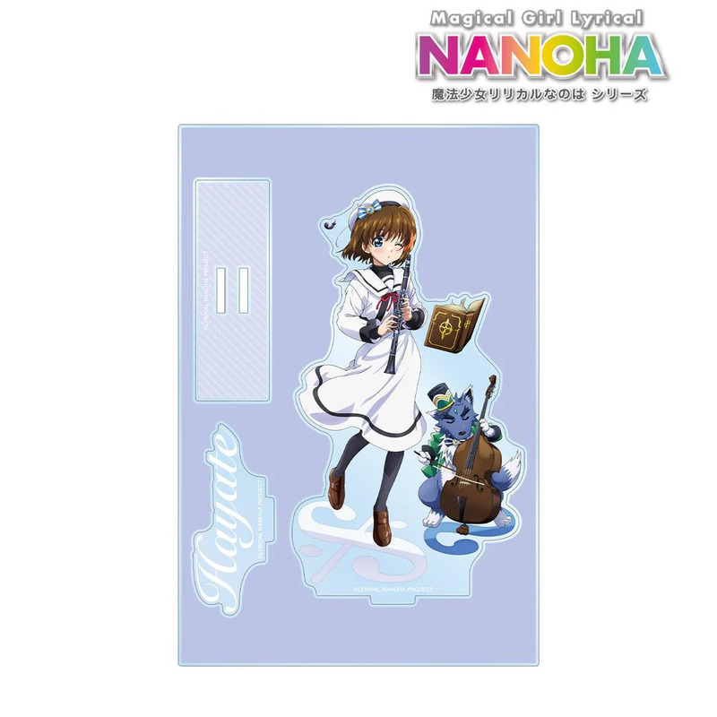 (PO) Magical Girl Lyrical Nanoha Original Illustration Yagami Hayate & Zafira Brass Band Ver. Big Acrylic Stand with Parts Image_2