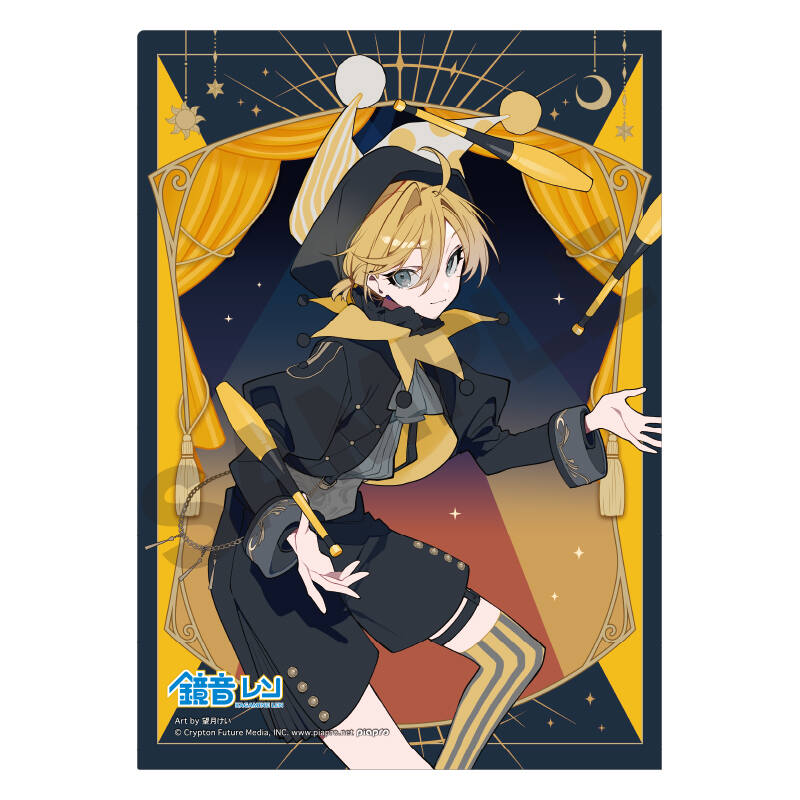 (PO) Hatsune Miku Single Clear File Kagamine Len Black Circus Image_2