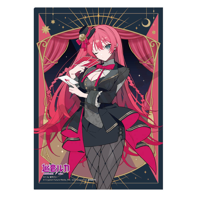 (PO) Hatsune Miku Single Clear File Megurine Luka Black Circus Image_2