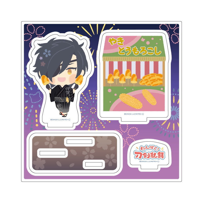 (PO) Acrylic Figure Plate Touken Ranbu -ONLINE- Wanpaku! Touken Ranbu 95 Shokudaikiri Mitsutada Image_2