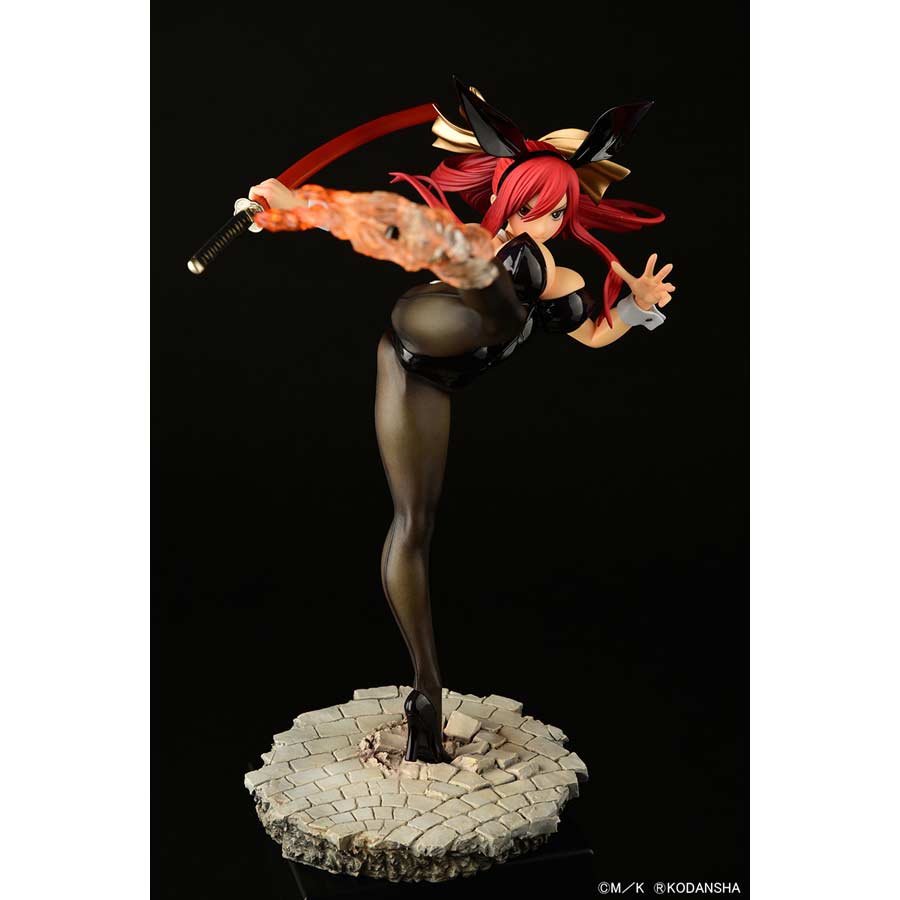 (PO) Fairy Tail Erza Scarlet High Kick Ver. Black Bunny Image_24