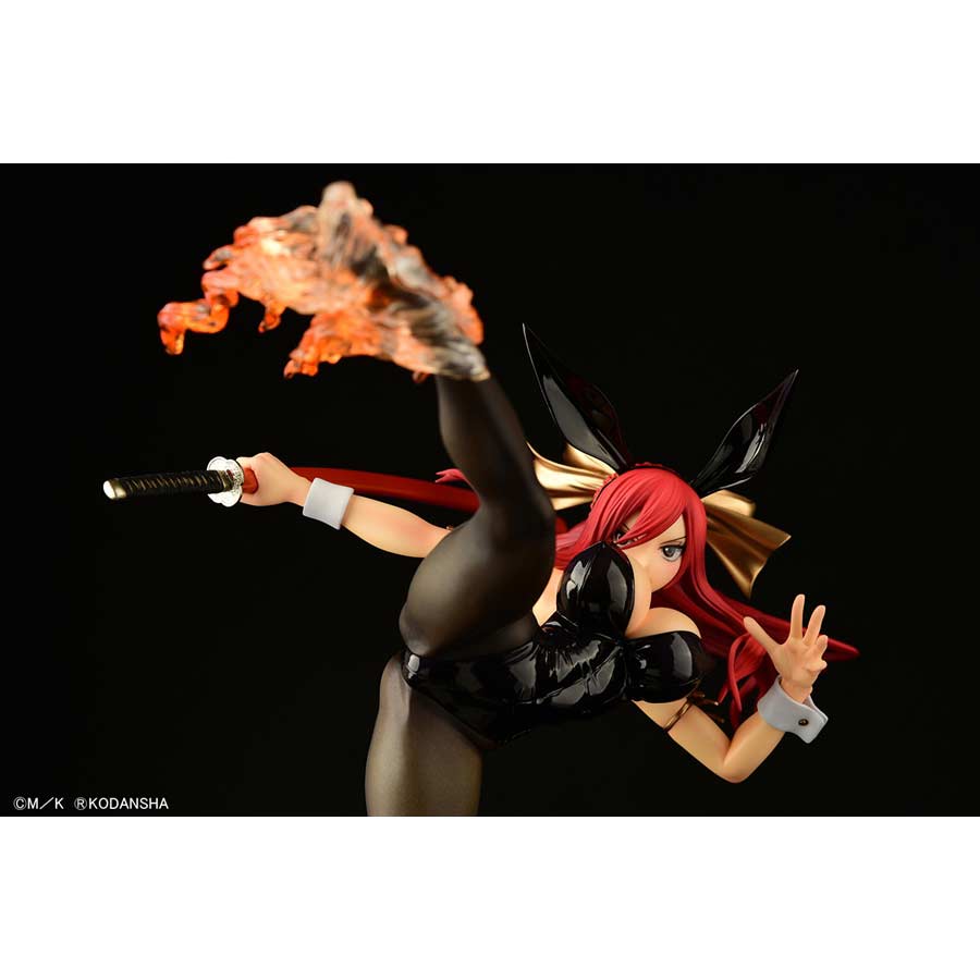 (PO) Fairy Tail Erza Scarlet High Kick Ver. Black Bunny Image_28