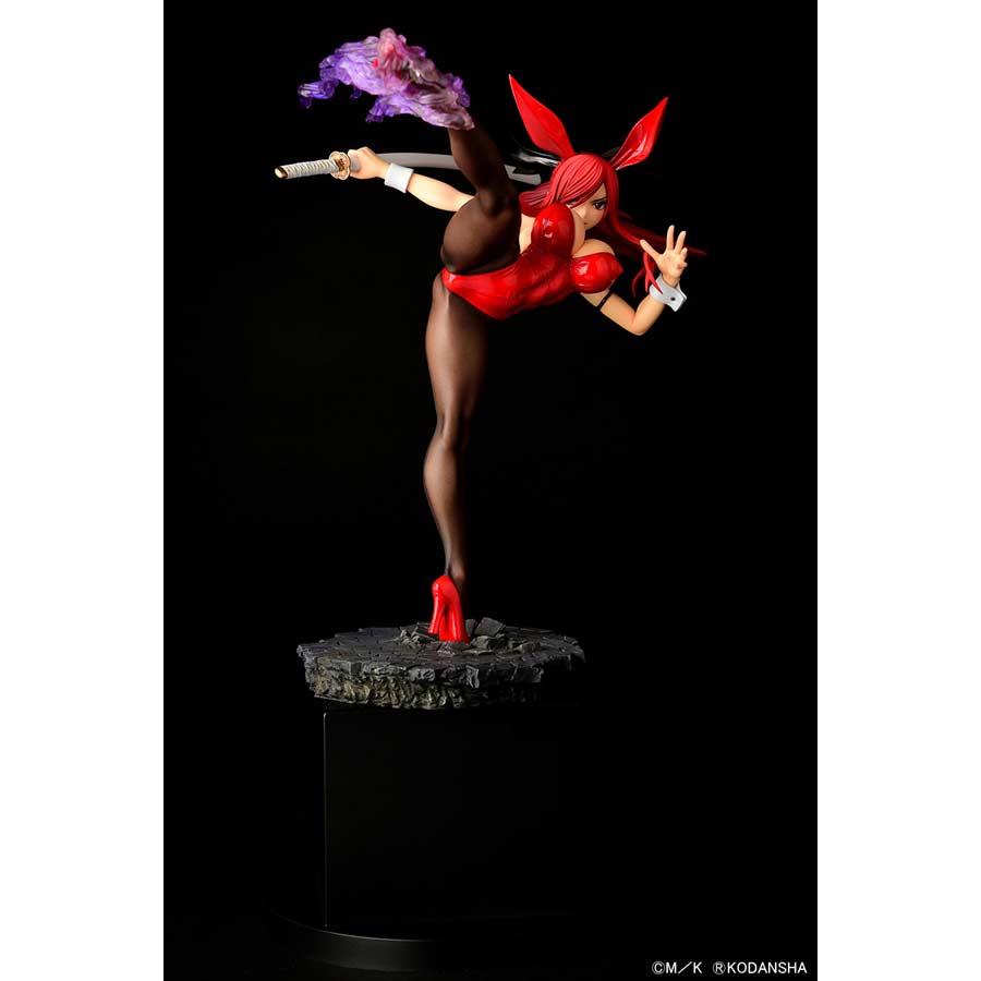(PO) Fairy Tail Erza Scarlet High Kick Ver. Red Bunny Image_23