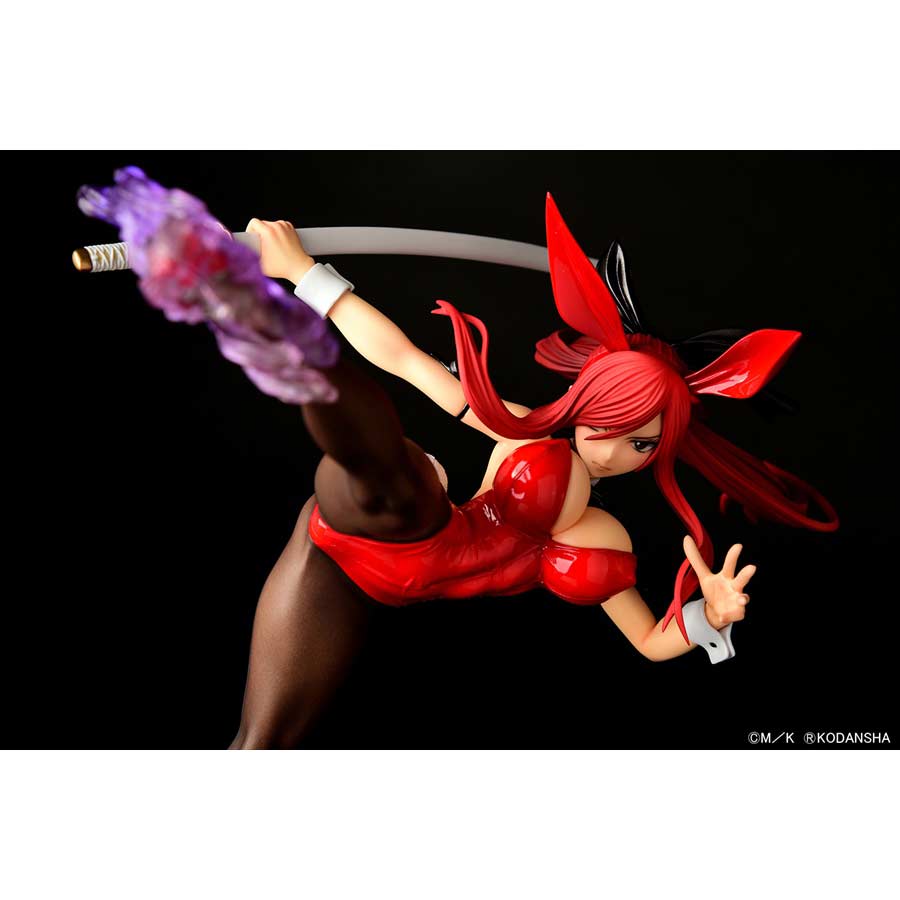 (PO) Fairy Tail Erza Scarlet High Kick Ver. Red Bunny Image_25