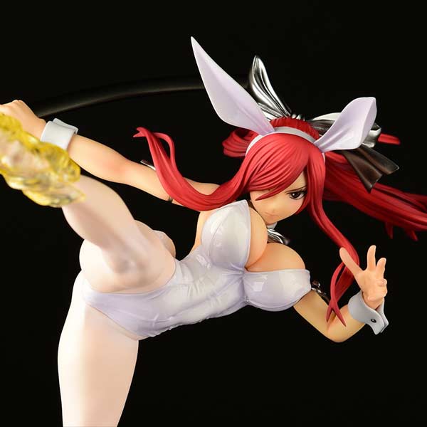 (PO) Fairy Tail Erza Scarlet High Kick Ver. White Bunny Image_1
