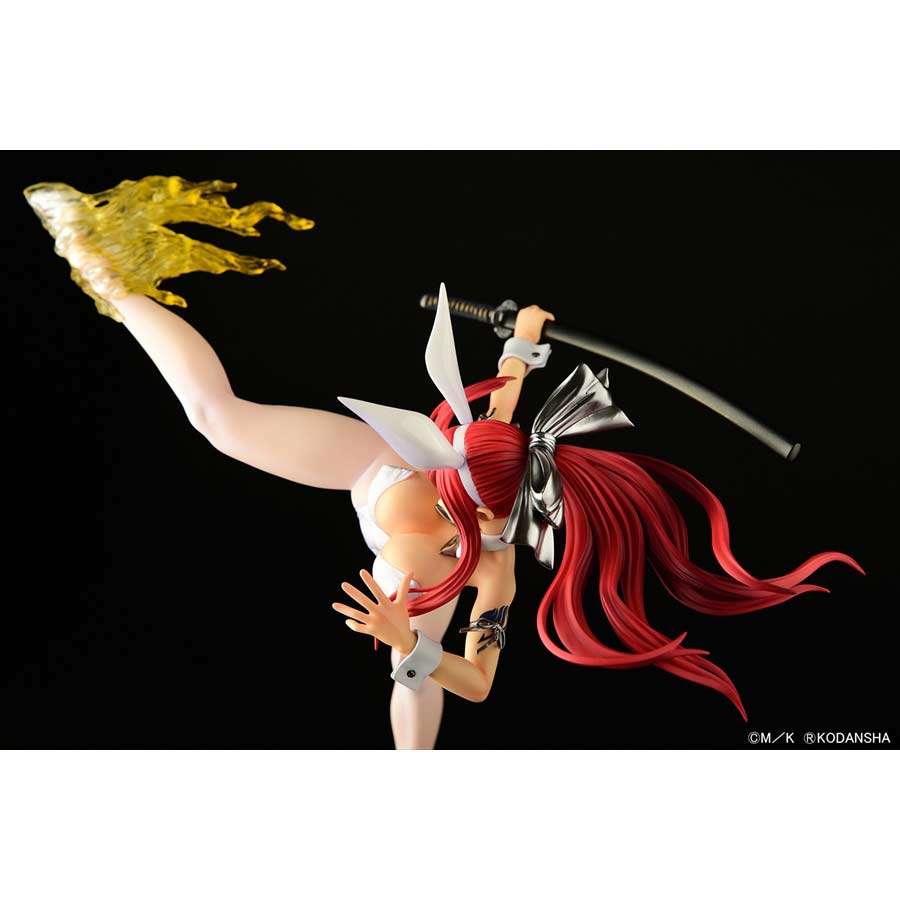 (PO) Fairy Tail Erza Scarlet High Kick Ver. White Bunny Image_5
