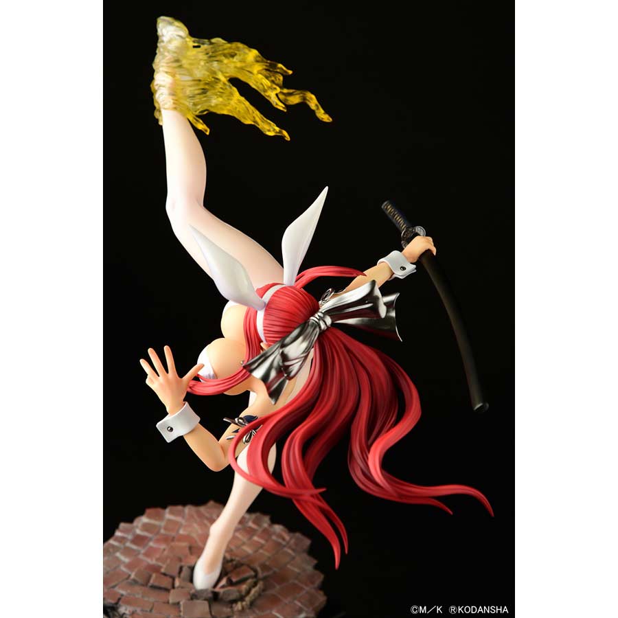 (PO) Fairy Tail Erza Scarlet High Kick Ver. White Bunny Image_7