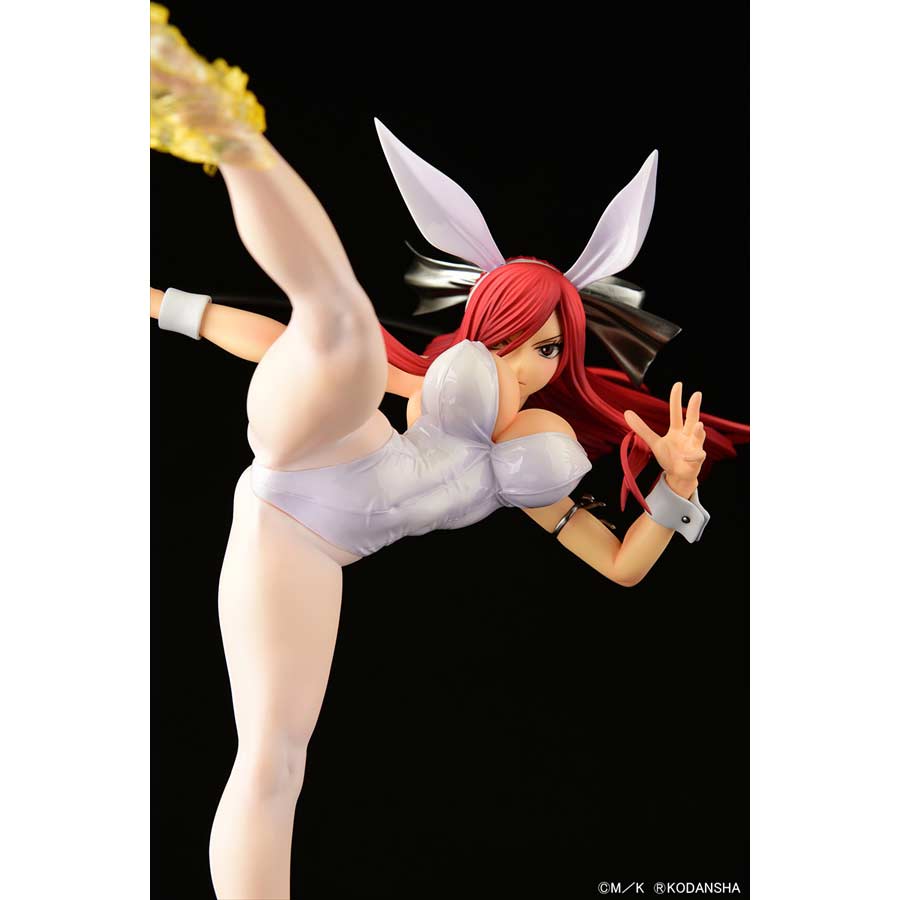 (PO) Fairy Tail Erza Scarlet High Kick Ver. White Bunny Image_13