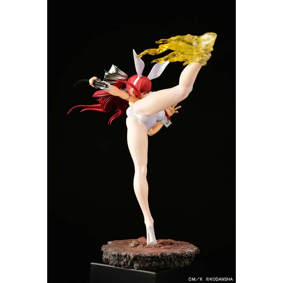 (PO) Fairy Tail Erza Scarlet High Kick Ver. White Bunny Image_15
