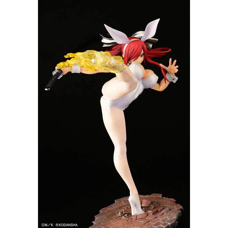 (PO) Fairy Tail Erza Scarlet High Kick Ver. White Bunny Image_16