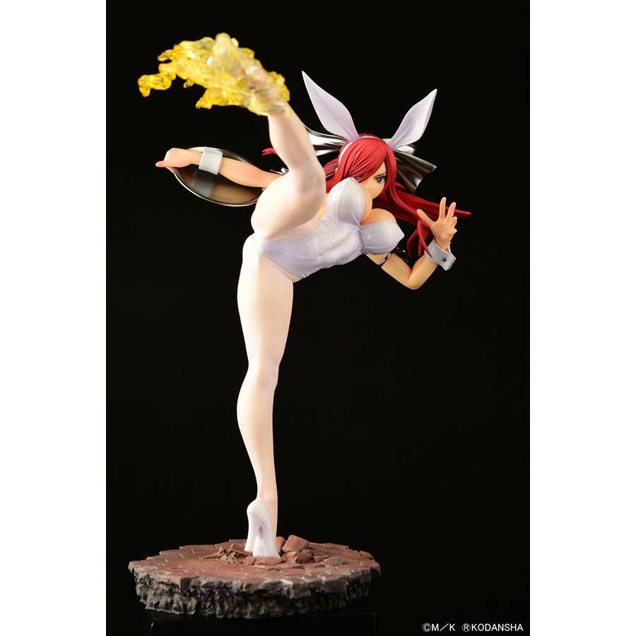 (PO) Fairy Tail Erza Scarlet High Kick Ver. White Bunny Image_18