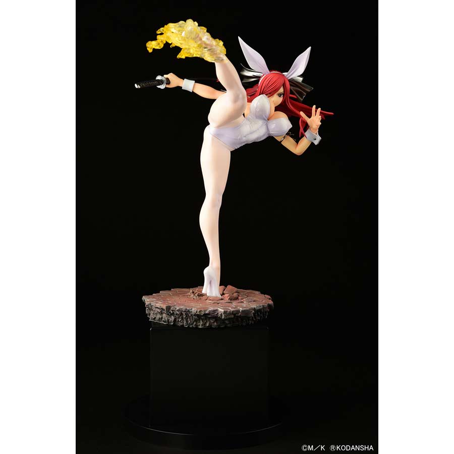 (PO) Fairy Tail Erza Scarlet High Kick Ver. White Bunny Image_23