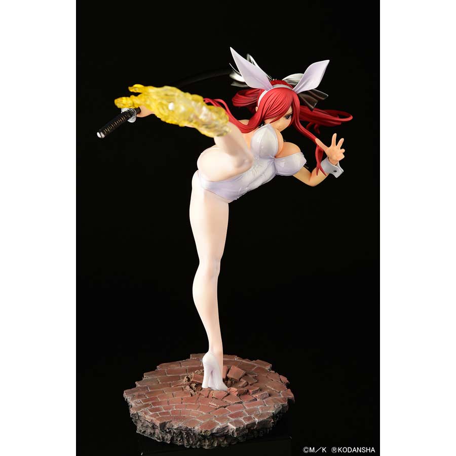 (PO) Fairy Tail Erza Scarlet High Kick Ver. White Bunny Image_24