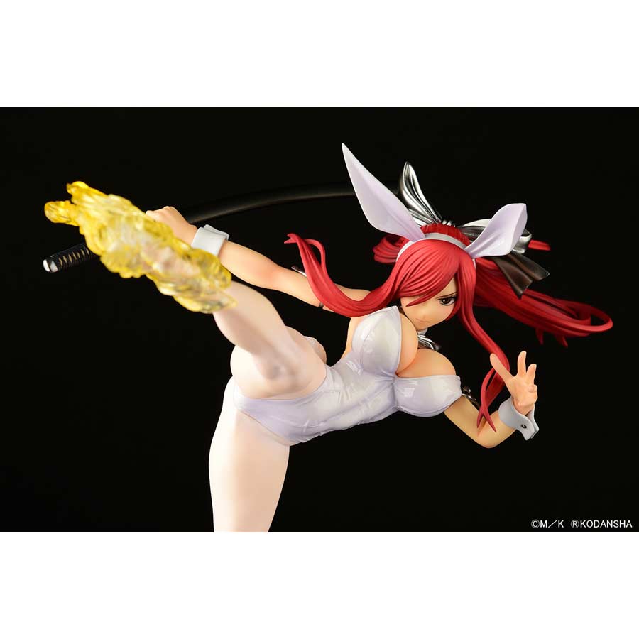 (PO) Fairy Tail Erza Scarlet High Kick Ver. White Bunny Image_25