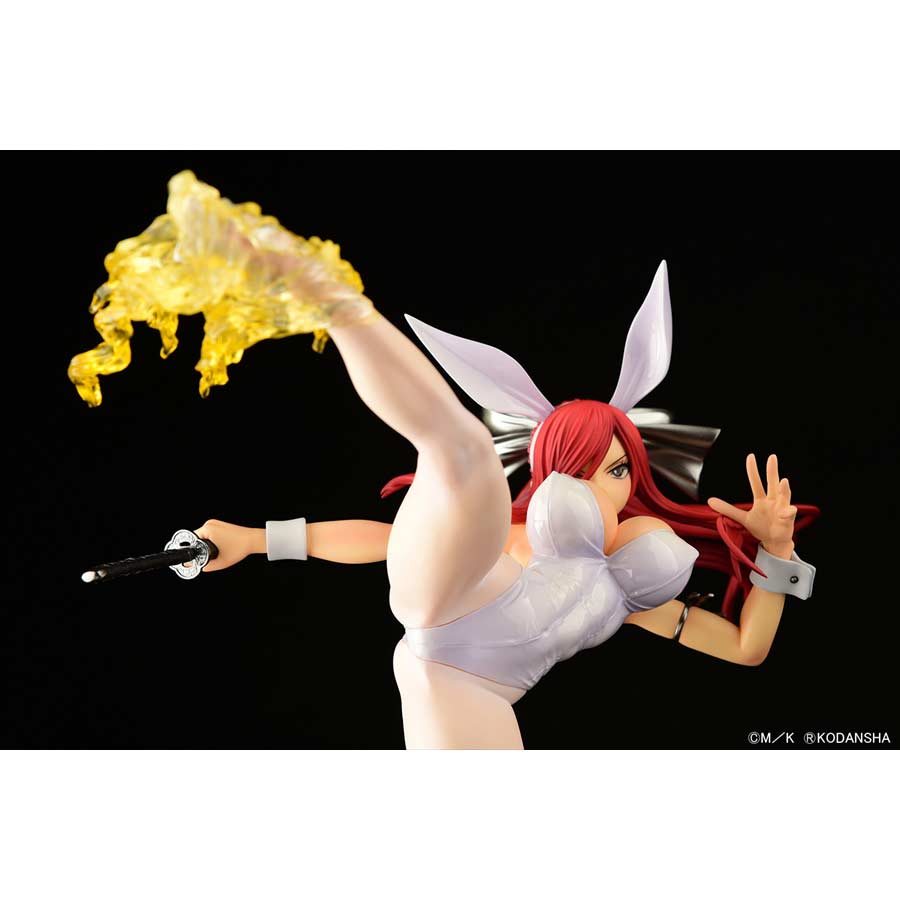 (PO) Fairy Tail Erza Scarlet High Kick Ver. White Bunny Image_28
