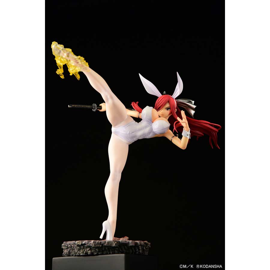 (PO) Fairy Tail Erza Scarlet High Kick Ver. White Bunny Image_29