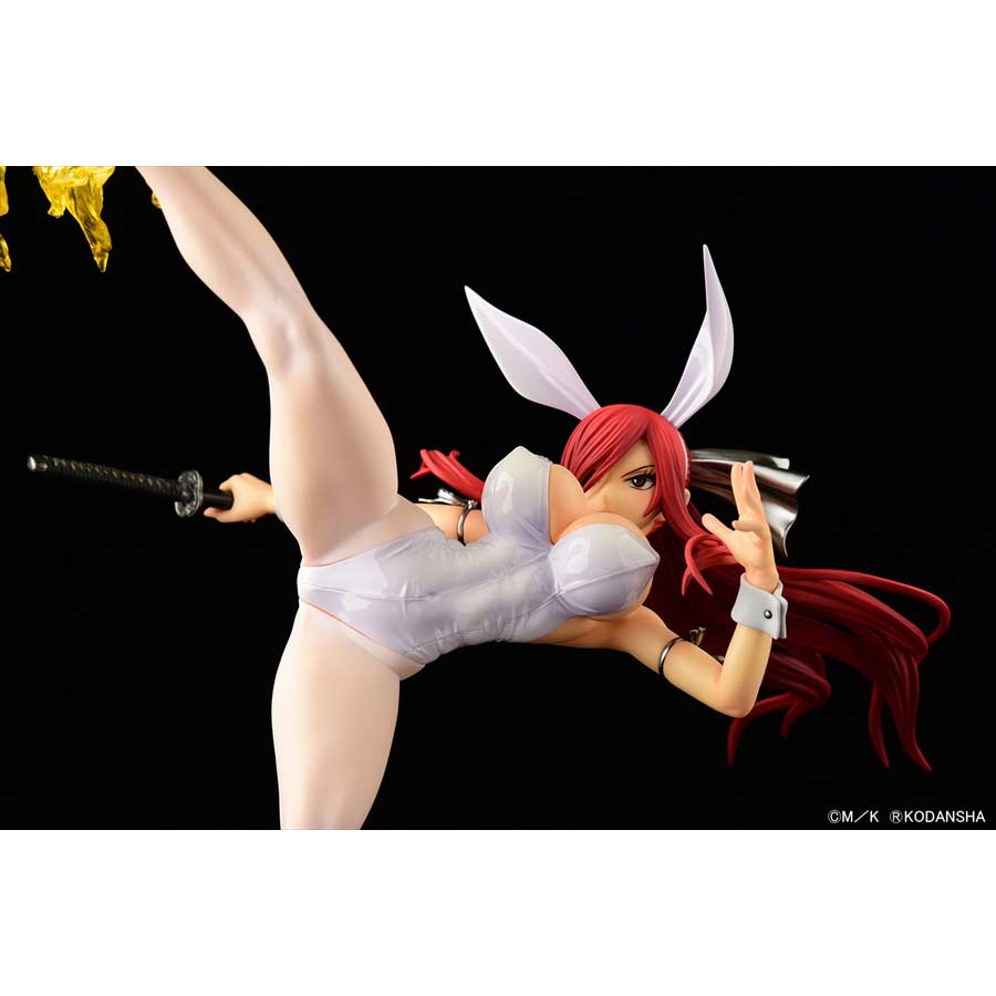 (PO) Fairy Tail Erza Scarlet High Kick Ver. White Bunny Image_30